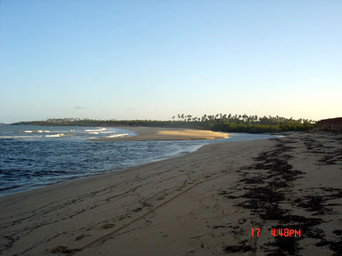 Foz da Barra do Caí, extremo sul da bahia - Brasil