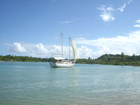 Passeios de barco - Caraíva