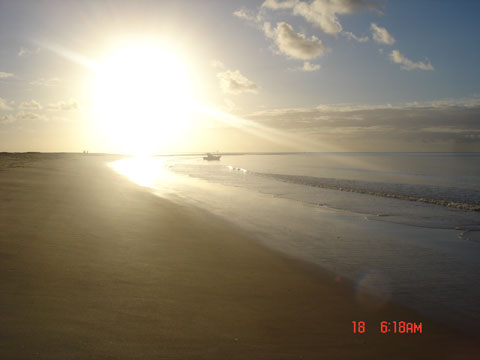 Um novo dia em Ponta de Corumbau