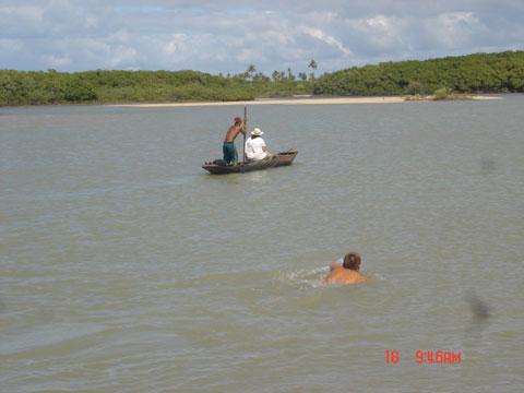 Aceso Ponta de Corumbau - Estrada aldeia Barra Velha