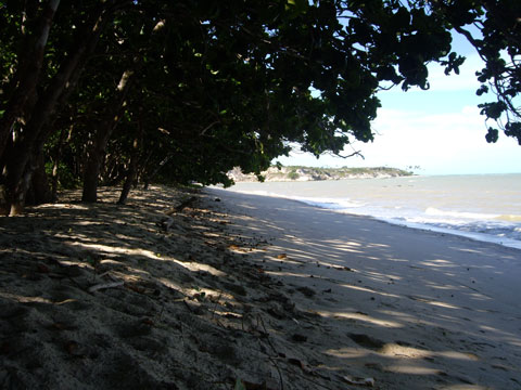 Praia de Cumuruxatiba, Bahia Brasil