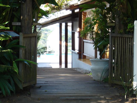 Pousada com piscina e mirante no Quadrado de Trancoso 
